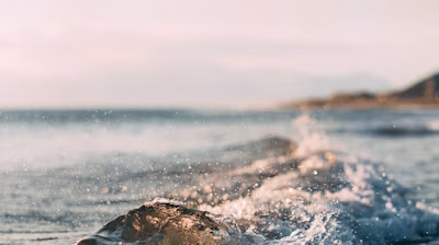 ocean wave at beach